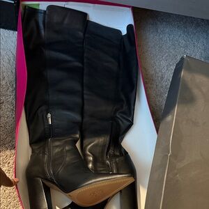 Vince Camuto Black Over the Knee Boots